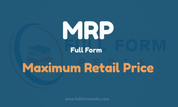 MRP – Maximum Retail Price