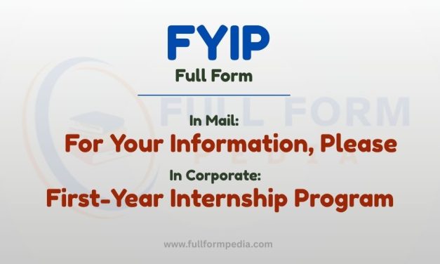 FYIP – For Your Information, Please